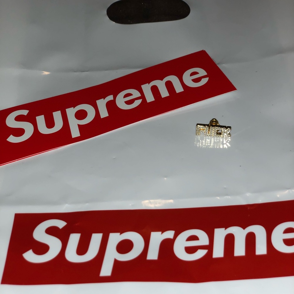 Supreme F*CK Mini Pin